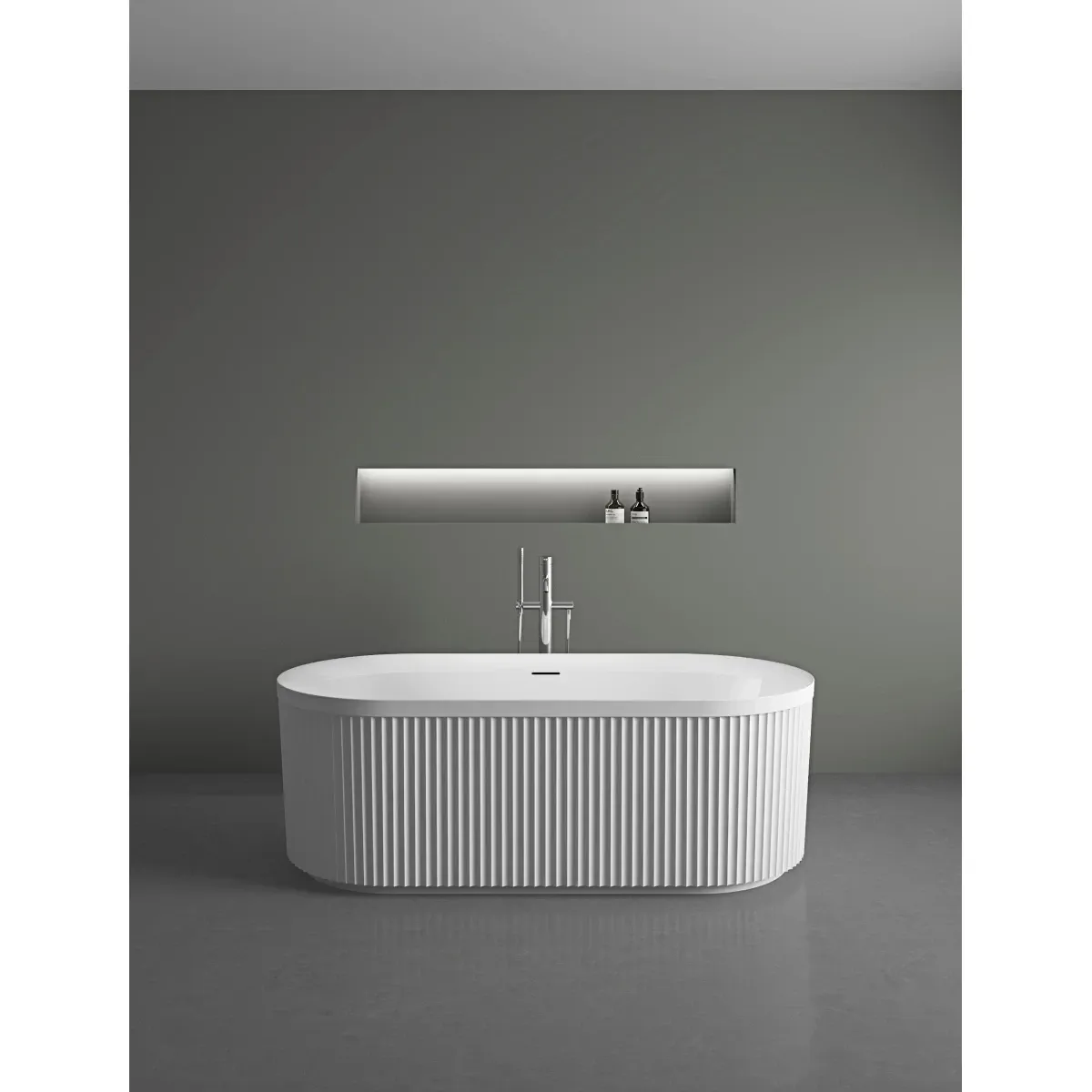 Акриловая ванна Vincea VBT-709-1700 170x80 см, отдельностоящая, белый