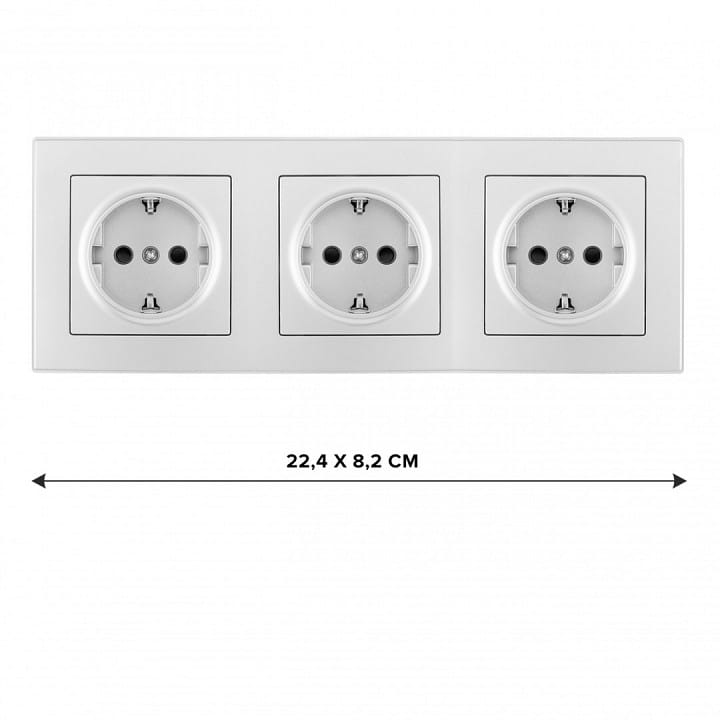 Розетка с заземлением и со шторкой Arte Milano SET06-3 SET06-3-40-1x3 silver