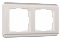 Рамка на 2 поста Werkel Stream (перламутровый) W0022113