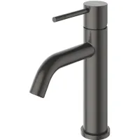 Смеситель для раковины Cezares Relax RELAX-LS1-GM с донным клапаном, оружейная сталь матовый