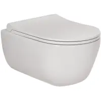 Унитаз подвесной Berges Ego 082111 безободковый, с сиденьем микролифт, белый