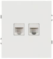 Розетка двойная Ethernet RJ-45 без рамки Эра Arktik Б0070491