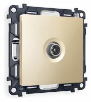 ТВ-розетка проходная без рамки Ambrella Volt Quant MA613030