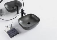 Раковина накладная BelBagno BB1302-H311 серая матовая