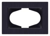 Рамка для двойной розетки Kollinger Eleganz Plex EP120BK