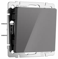 Выключатель одноклавишный без рамки Werkel графит акрил W1110044