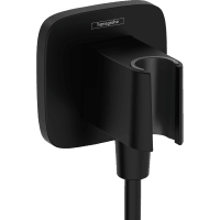 Шланговое подключение hansgrohe Fixfit Porter Q 26887670 черный матовый