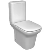 Унитаз-компакт Jacob Delafon Vox UJN102-00 + ETM212-00 + E20142-00 безободковый, с сиденьем микролифт, белый