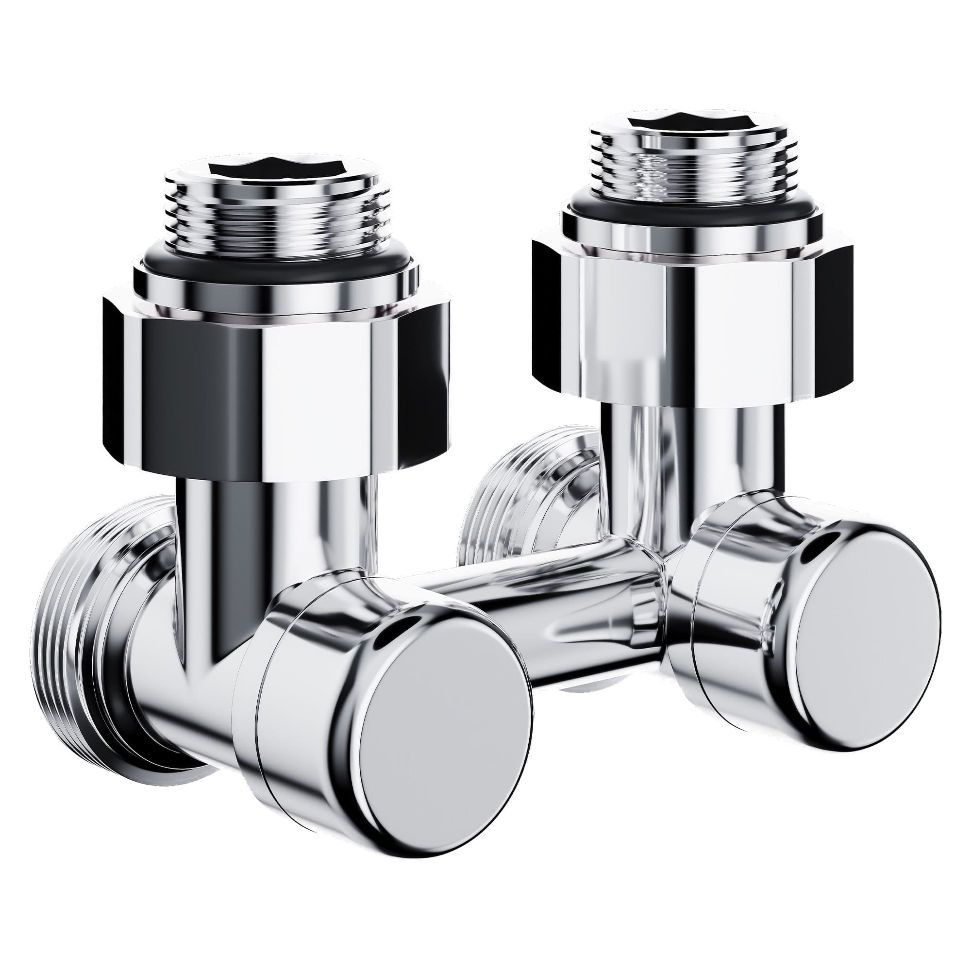 Узел нижнего подключения Royal Thermo Design угловой 1/2"х3/4" EK (хром)