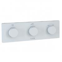 Термостат для ванны для душа Kludi Pushtronic 3830053-00 белый матовый