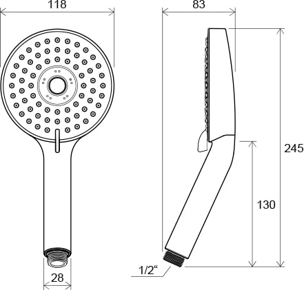 Душевая лейка Ravak X07P009