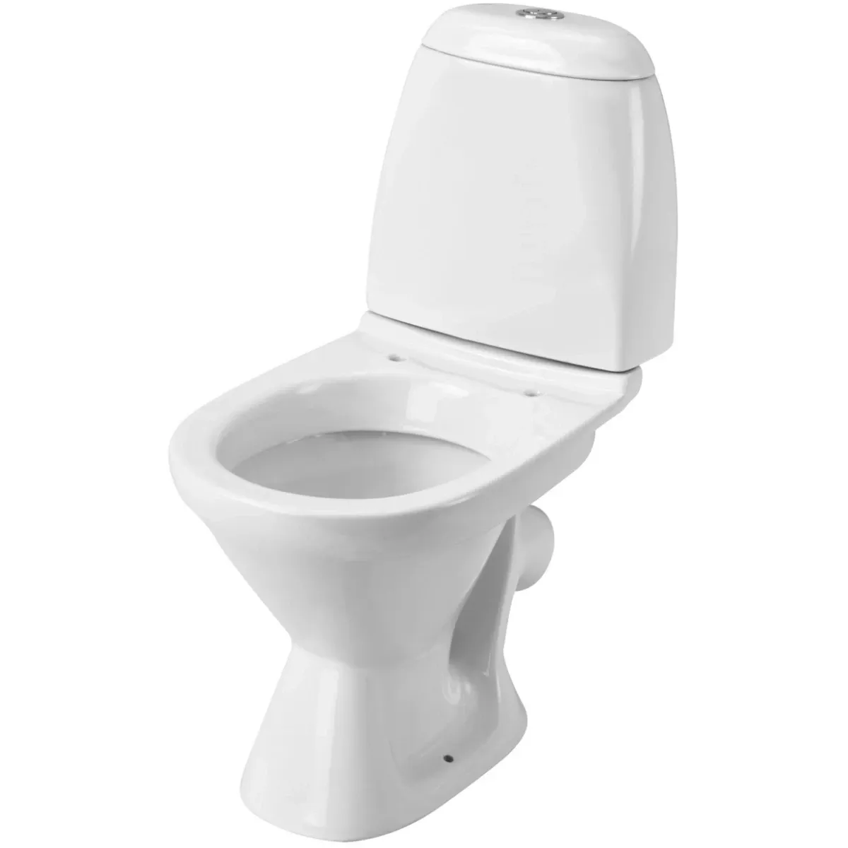 Унитаз-компакт Santek Римини 1.WH50.1.523 косой выпуск, с сиденьем полипропилен, белый