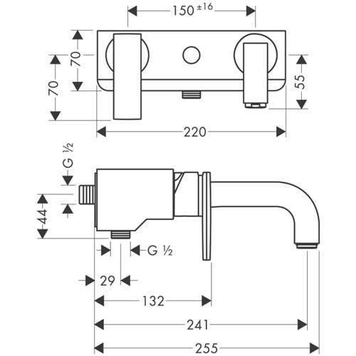 Смеситель для ванны AXOR CITTERIO 39400000