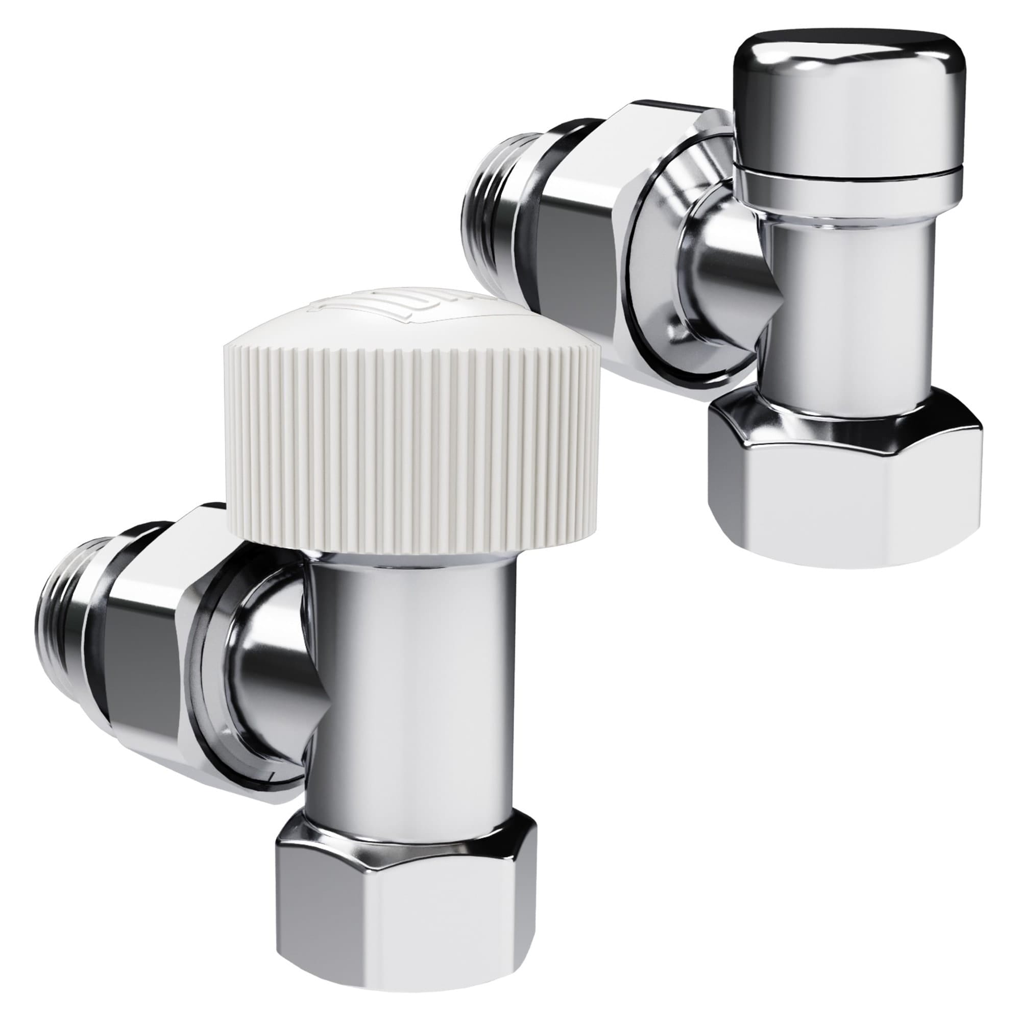 Набор термостатический угловой Royal Thermo Design 1/2"М30х1,5 (Хром)