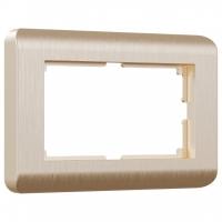 Рамка на 2 поста Werkel Stream (шампань) W0082111