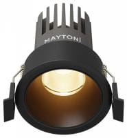 Встраиваемый светильник Maytoni Technical Омут DL115-10W-3K-B