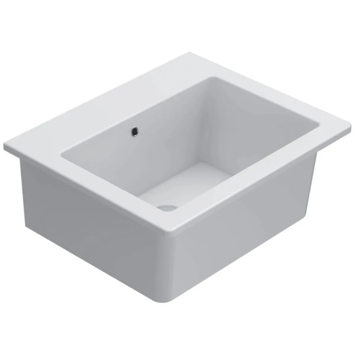 Раковина без отверстия под смеситель 60x50 см Globo Forty3 FO063.bi*0
