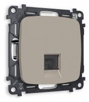 Розетка Ethernet RJ-45 и со шторками без рамки Ambrella Volt Quant MO372010