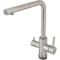 Смеситель для кухни Paini Norda NRPW6433VEB90 с подводом для фильтра сталь