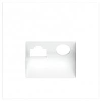 Накладка для ТВ-розетки и RJ-11 или RJ-45 Voltum S70 VLS002702