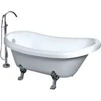 Акриловая ванна Gemy 175х82 G9030 C белый