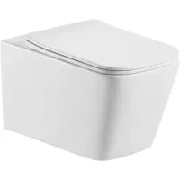 Унитаз подвесной Aquatek Либра AQ0530-00 безободковый, с сиденьем микролифт, белый