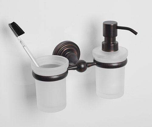 Дозатор с держателем и подстаканником WasserKRAFT Isar K-7389