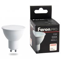 Лампа светодиодная Feron Lb 1610 GU10 10Вт 4000K 38162