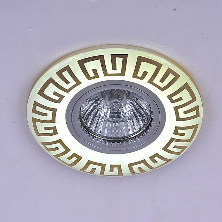 Встраиваемый светильник Reluce  09504-9.0-001MN MR16+LED3W WH/GD