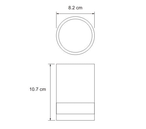 Стакан для зубных щеток WasserKRAFT Inn K-4328