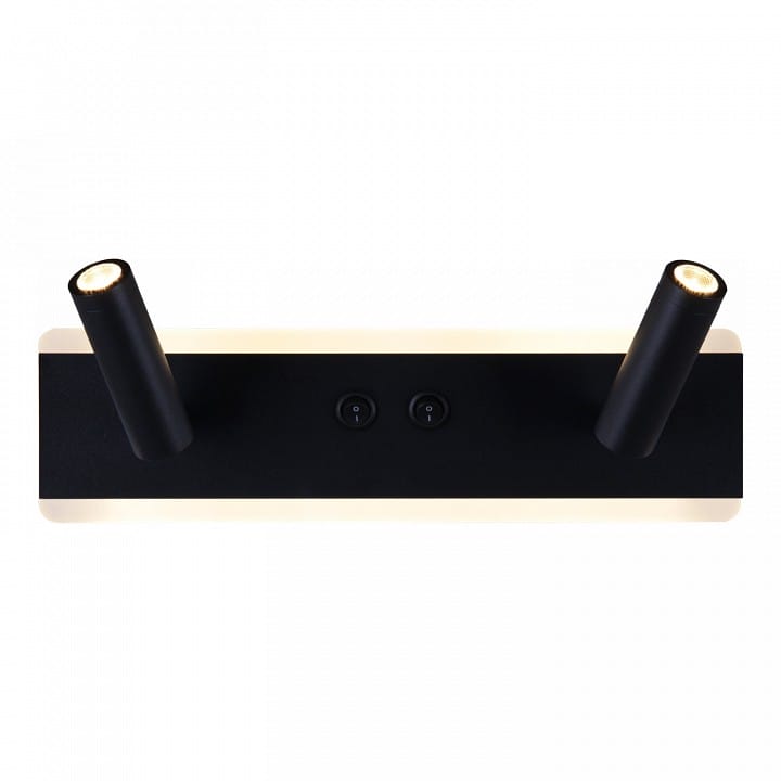 Накладной светильник Reluce Technical  86213-9.2-001CT LED9+6W BK