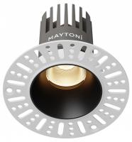 Встраиваемый светильник Maytoni Technical  DL124-10W-3K-TRS-B