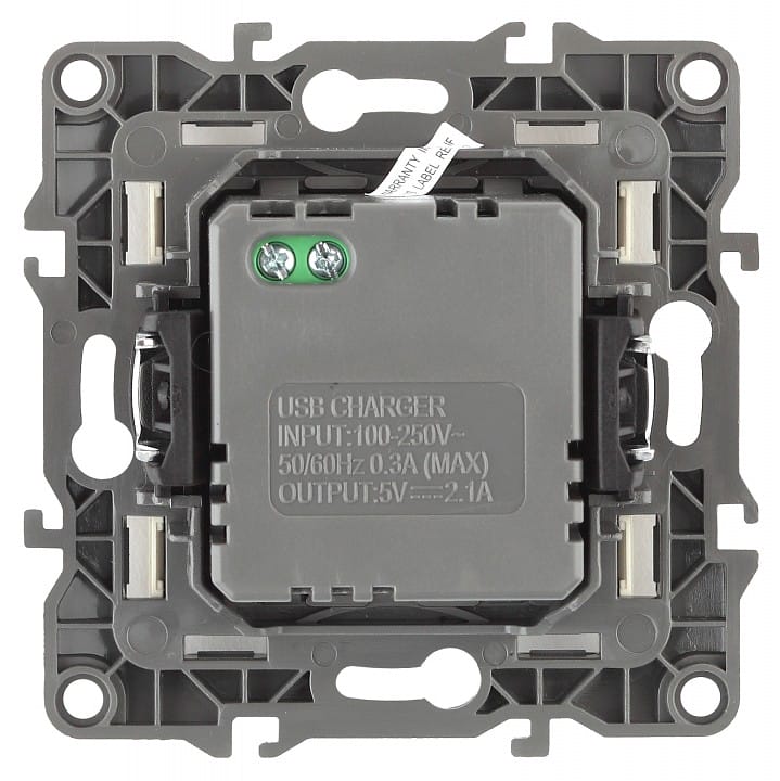 Розетка USB, без рамки Эра Эра 12 12-4110-05