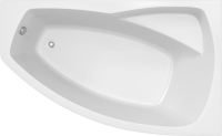 Акриловая ванна STWORKI Монтре R 170x105 см, угловая, с каркасом, асимметричная