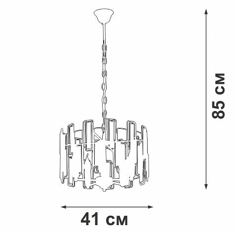 Подвесная люстра Vitaluce V5830 V5830-1/5