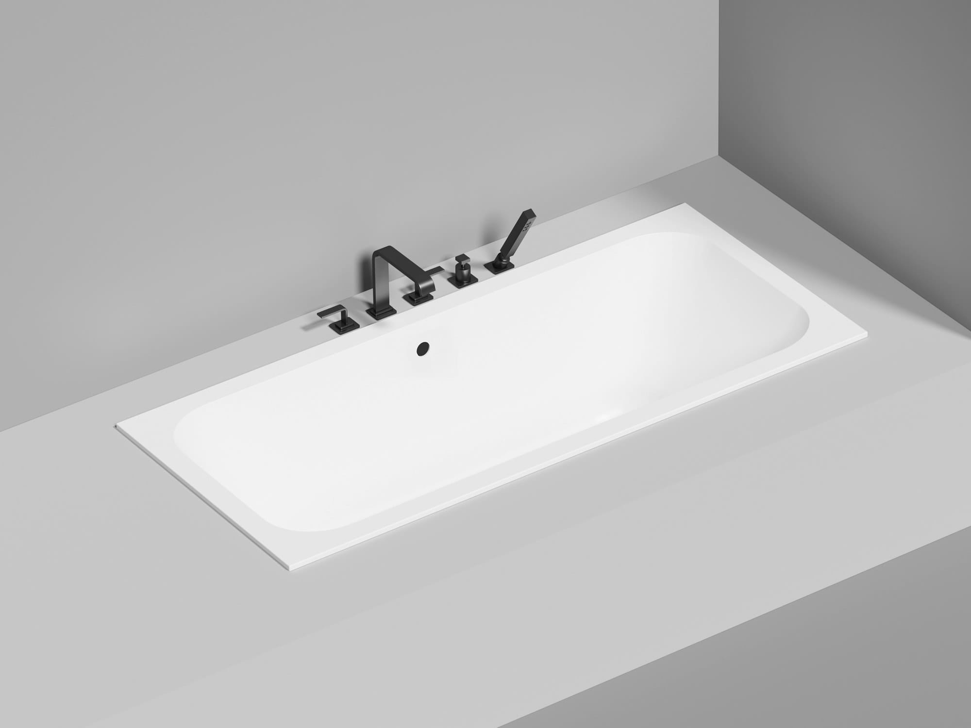 Ванна из искусственного камня Salini Orlanda Axis 170x75 103213M