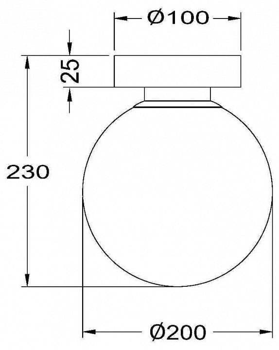 Накладной светильник Maytoni Базовая форма MOD321WL-01W1