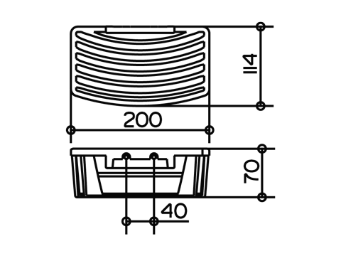 Мыльница-сетка Keuco 24942010100 20x11.4х7 см хром