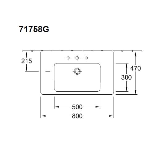 Раковина Villeroy&Boch Subway 2.0 71758G01