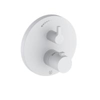 Термостатический смеситель для душа Kludi Nova Fonte Puristic 208355315 белый матовый