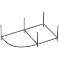 Каркас для ванны 160x80 Vagnerplast Corona VPK16080