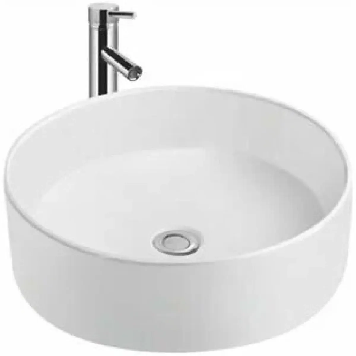 Раковина-чаша CeramaLux 9011 40,5x40,5 см, накладная, белый