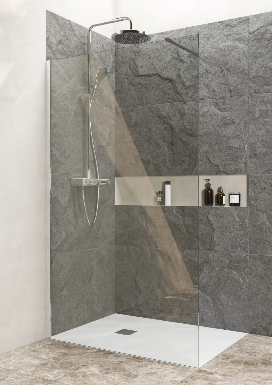 Душевая перегородка Roca Metropolis Walk-In 120x200 ZRU9307679 хром стекло прозрачное