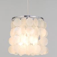 Подвесной светильник Eurosvet Sandra 60185/1 хром/перламутр