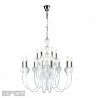 Подвесная люстра iLamp Lady 88003-8+4 WH