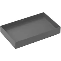 Раковина-чаша Hansgrohe Xuniva Evo E 60326760 65x40 см, накладная, серый матовый