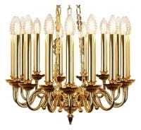 Подвесная люстра iLamp Louvre MD8551-15 GD
