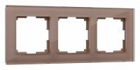 Рамка на 3 поста Werkel Favorit (латте стекло) W0031142