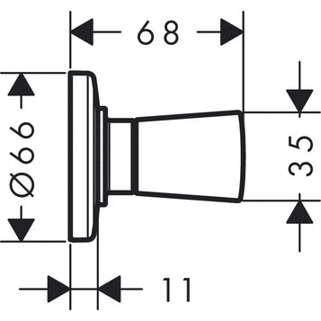 Вентиль для душа hansgrohe Logis 71970000
