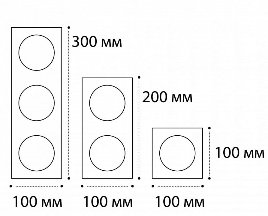 Рамка на 3 светильника Italline SP SP 03 black